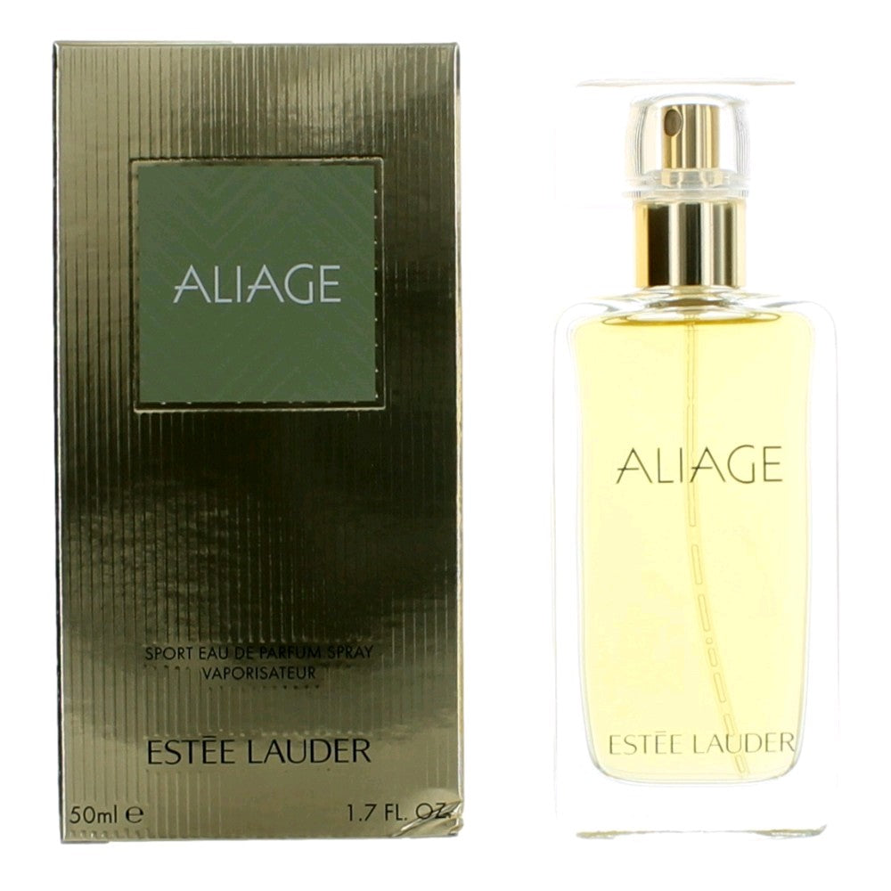 Bottle of Aliage by Estee Lauder, 1.7 oz Sport Eau De Parfum Spray for Women